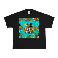 Black salty vibes seamless pattern Urban Heavy Tee - HRA Design Shop
