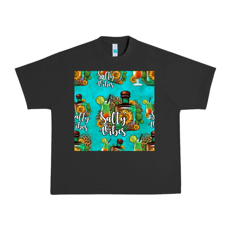 Salty Vibes Seamless Pattern Urban Heavy Tee by HRA Design Shop | Teevron