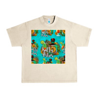 Sandshell salty vibes seamless pattern Urban Heavy Tee - HRA Design Shop