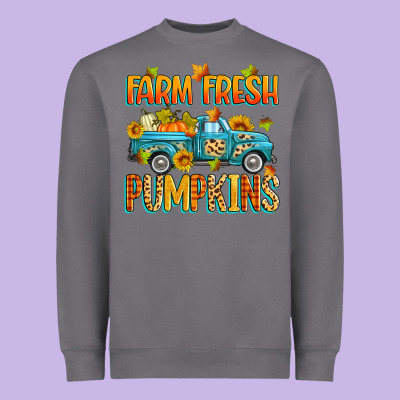 Farm Fresh Pumpkins Heavyweight Sweatshirt Designed By Zillion Design Studio