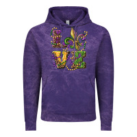 Cloud Purple love fleur de lis Vintage Hoodie - RanaPortraitStore
