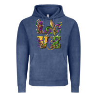 Vintage Denim love fleur de lis Vintage Hoodie - RanaPortraitStore