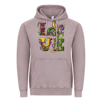Vintage Zinc love fleur de lis Vintage Hoodie - RanaPortraitStore