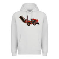 Dove Grey red ditch witch Premium Hoodie - LillyAllenDesigns