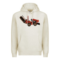 Oatmeal Heather red ditch witch Premium Hoodie - LillyAllenDesigns