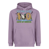 Lavender flying into 100 days of school Heavyweight Hoodie - MaliasSmallBusiness