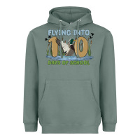 Sage flying into 100 days of school Heavyweight Hoodie - MaliasSmallBusiness