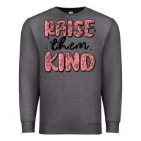 Charcoal Heather raise them kind Premium Sweatshirt - MaliasSmallBusiness