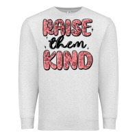 Oatmeal Heather raise them kind Premium Sweatshirt - MaliasSmallBusiness