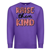 Purple raise them kind Premium Sweatshirt - MaliasSmallBusiness