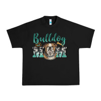 Black bulldog mom Urban Heavy Tee - BarkalooDesign