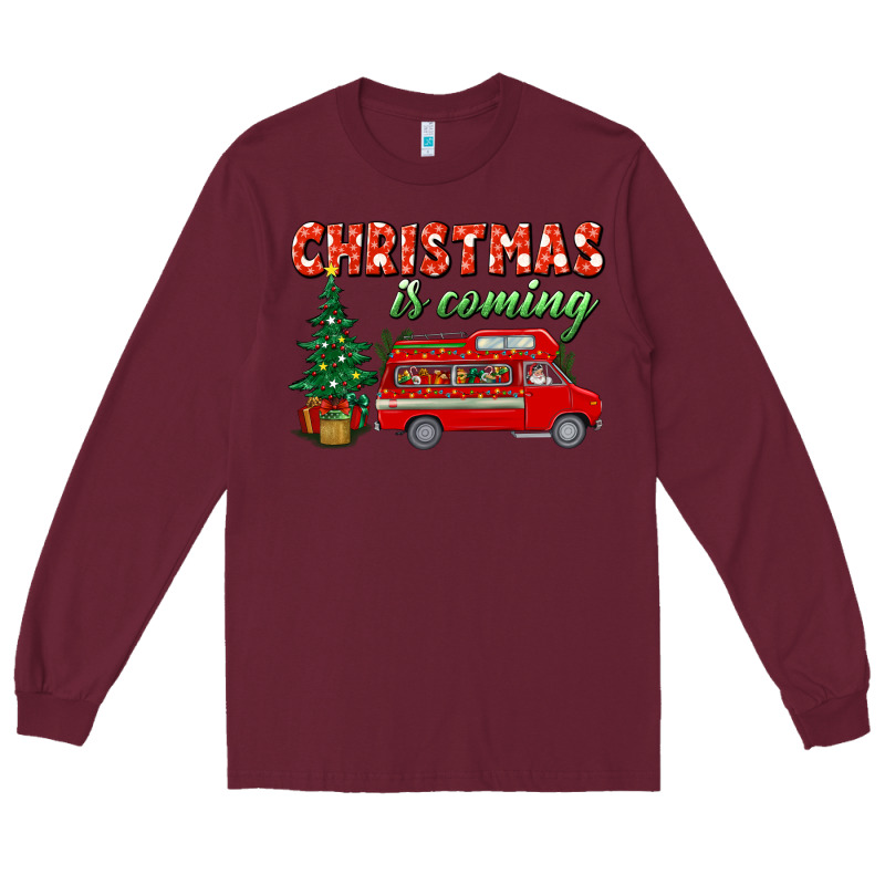 Christmas Is Coming Long Sleeve Tee by BundleAndBundleShop | Teevron