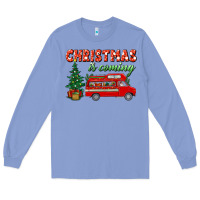 Colony Blue christmas is coming Long Sleeve Tee - BundleAndBundleShop