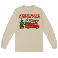Mushroom christmas is coming Long Sleeve Tee - BundleAndBundleShop