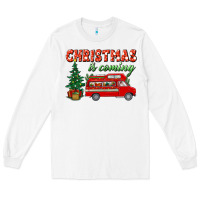 White christmas is coming Long Sleeve Tee - BundleAndBundleShop