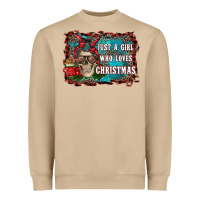 Mushroom just a girl who loves christmas Heavyweight Sweatshirt - RanaPortraitStore