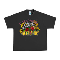 Pigment Black just a woman who loves her mechanic Urban Heavy Tee - SublimationCraftShop