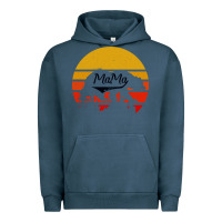 Pigment Midnight Navy Mama Bear Urban Hoodie - Bettercallsaul
