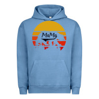 Pigment Pebble Blue Mama Bear Urban Hoodie - Bettercallsaul