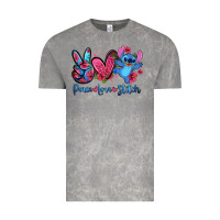 Cloud Rock peace love stitch Vintage Tee - Zillion Design Studio