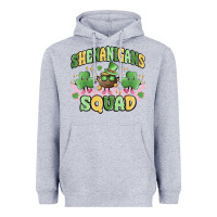 Heather Grey shenanigans squad Heavyweight Hoodie - MaliasSmallBusiness