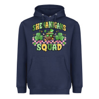 Navy shenanigans squad Heavyweight Hoodie - MaliasSmallBusiness