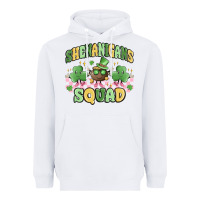 White shenanigans squad Heavyweight Hoodie - MaliasSmallBusiness