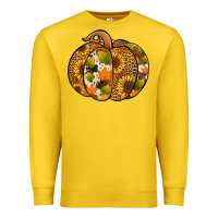 Lemon Leopard cowhide sunflower pumpkin Premium Sweatshirt - NancyCooperArtShop