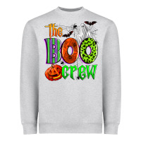 Heather Grey the boo crew Heavyweight Sweatshirt - Zillion Design Studio