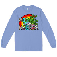 Colony Blue not a hugger Long Sleeve Tee - AdoDesignShop
