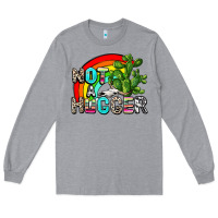 Heather Grey not a hugger Long Sleeve Tee - AdoDesignShop