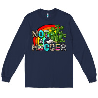 Navy not a hugger Long Sleeve Tee - AdoDesignShop