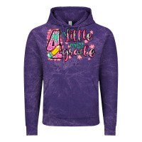 Cloud Purple little miss 4th grade Vintage Hoodie - Zillion Design Studio