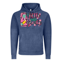 Vintage Denim little miss 4th grade Vintage Hoodie - Zillion Design Studio