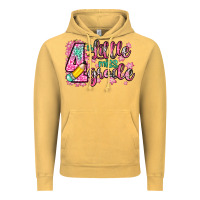 Vintage Mustard little miss 4th grade Vintage Hoodie - Zillion Design Studio