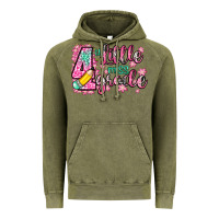 Vintage Olive little miss 4th grade Vintage Hoodie - Zillion Design Studio