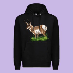 Pronghorn Premium Hoodie Designed By Lillyallendesigns
