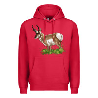 Cardinal pronghorn Premium Hoodie - LillyAllenDesigns
