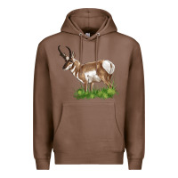 Chestnut pronghorn Premium Hoodie - LillyAllenDesigns