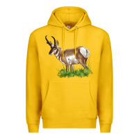 Lemon pronghorn Premium Hoodie - LillyAllenDesigns