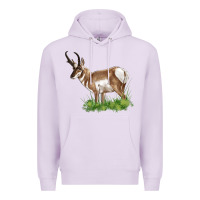 Lilac pronghorn Premium Hoodie - LillyAllenDesigns