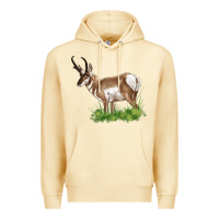 Pina Colada pronghorn Premium Hoodie - LillyAllenDesigns