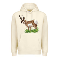 Sandshell pronghorn Premium Hoodie - LillyAllenDesigns