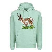 Seafoam pronghorn Premium Hoodie - LillyAllenDesigns