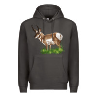 Smoke pronghorn Premium Hoodie - LillyAllenDesigns