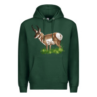 Sports Green pronghorn Premium Hoodie - LillyAllenDesigns