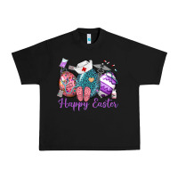 Happy Easter Eggs Nurse N Urban Heavy Tee | Teevron
