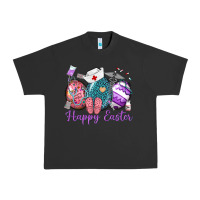 Pigment Black happy easter eggs nurse n Urban Heavy Tee - Neo Western