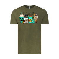 Vintage Olive photography coffee cups Vintage Tee - Zillion Design Studio