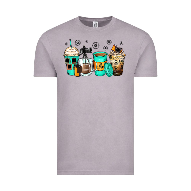 Photography Coffee Cups Vintage Tee by Zillion Design Studio | Teevron